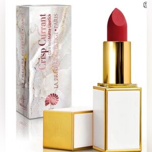 NIB La Predire Crisp Currant Dark Red Matte Lipstick